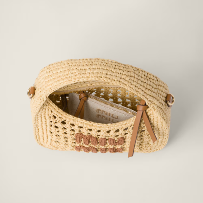 Wander woven fabric hobo bag